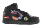 Nike Air Force 1 Mid Supreme NBA Black