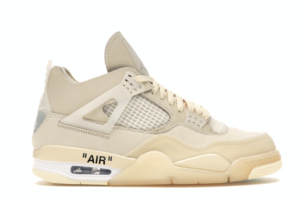 retro 4 white green