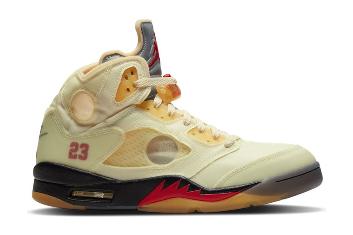 Jordan 5 Retro OFF-WHITE Sail – Universe Kickz