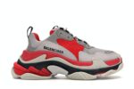 Balenciaga Triple S Red Grey