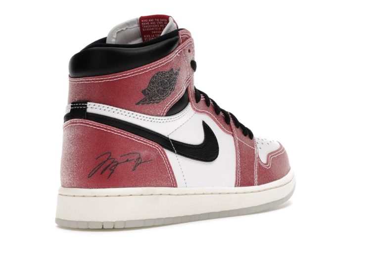Trophy Room x Air Jordan 1 Retro High OG SP Chicago DA2728-100 White/Sail/Varsity Red/Black Sneakers