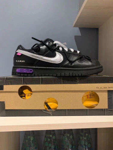 Dunk Low Off-White Lot 50 photo review