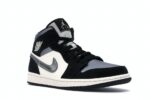 AJ 1 Mid Satin Grey Toe