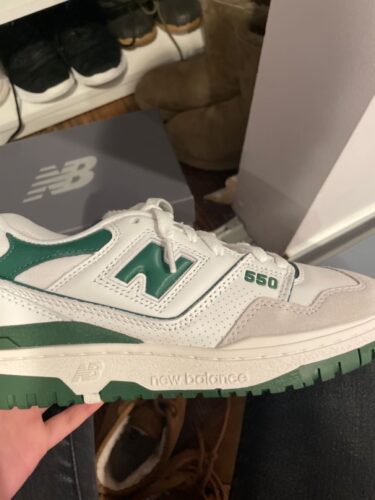 NB 550 White Green photo review