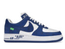 LV Air Force 1 Low White Royal