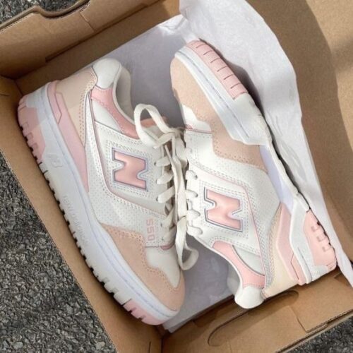 NB 550 White Pink photo review