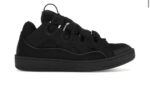 Lanvin Leather Curb Triple Black
